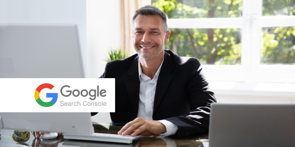 Photographie d'un dirigeant de PME cherchant de l'information sur la Google Search Console